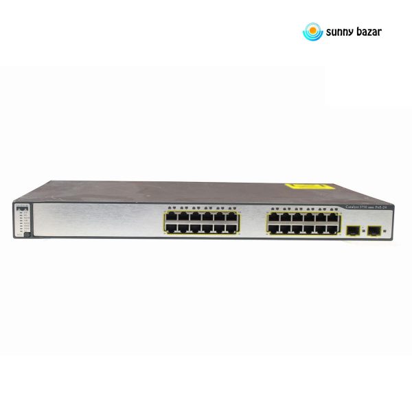 Cisco WS-C3750-24PS-S - سوئیچ سیسکو