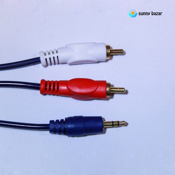 کابل 1 به 2 صدا طول 1.8 متر Detex