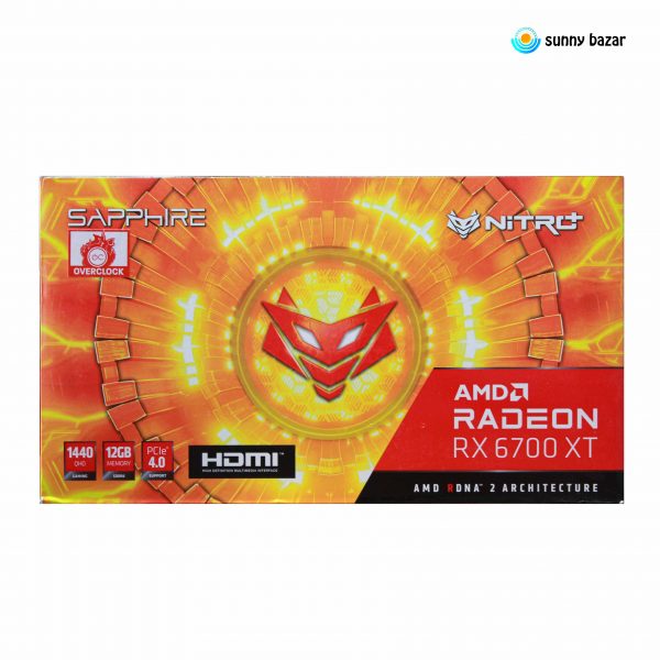 کارت گرافیک سافایر NITRO+ AMD RX 6700 XT